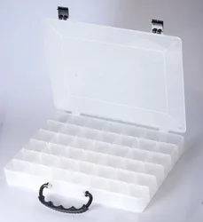 ארגונית פלסטיק מקצועית עד 42 תאים 31X22.5X4 ס"מ