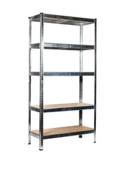 כוננית 5 מדפים 90x40x180 ס"מ מעמס 175 ק"ג - מגולוון