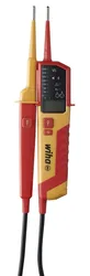 WIHA 45217 - טסטר מקצועי לבדיקת מתח ורציפות 0.5-1,000V/1500V AC/DC צג LCD