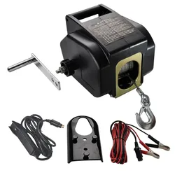 כננת משיכה 12V T-MAX, דגם X-POWER-9500 כבל פלדה