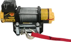 כננת משיכה 4500LBS 12V T-MAX לטרקטורון כבל פלדה